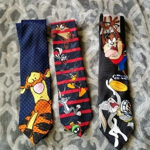 Character ties. Disney Looney tunes